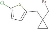 2-([1-(Bromomethyl)cyclopropyl]methyl)-5-chlorothiophene