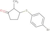 3-(4-Bromophenyl)sulfanyl-2-methylcyclopentan-1-one