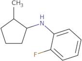 2-Fluoro-N-(2-methylcyclopentyl)aniline