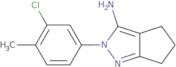 2-(3-Chloro-4-methylphenyl)-2H,4H,5H,6H-cyclopenta[C]pyrazol-3-amine