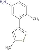 4-Methyl-3-(5-methylthiophen-3-yl)aniline