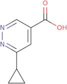 6-Cyclopropylpyridazine-4-carboxylic acid