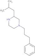 3-(2-Methylpropyl)-1-(3-phenylpropyl)piperazine