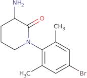 3-Amino-1-(4-bromo-2,6-dimethylphenyl)piperidin-2-one