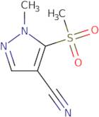 5-Methanesulfonyl-1-methyl-1H-pyrazole-4-carbonitrile