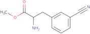 Methyl (2S)-2-amino-3-(3-cyanophenyl)propanoate