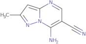 7-Amino-2-methylpyrazolo[1,5-a]pyrimidine-6-carbonitrile