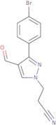 3-[3-(4-Bromophenyl)-4-formyl-1H-pyrazol-1-yl]propanenitrile