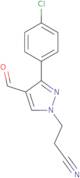 3-[3-(4-Chlorophenyl)-4-formyl-1H-pyrazol-1-yl]propanenitrile