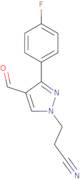 3-[3-(4-Fluorophenyl)-4-formyl-1H-pyrazol-1-yl]propanenitrile