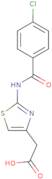 2-[2-[(4-Chlorobenzoyl)amino]-1,3-thiazol-4-yl]acetic acid