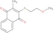 2-[(2-Methoxyethyl)thio]-3-methyl-1,4-napthalenedione