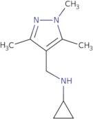 N-[(1,3,5-Trimethyl-1H-pyrazol-4-yl)methyl]cyclopropanamine