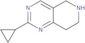 2-Cyclopropyl-5H,6H,7H,8H-pyrido[4,3-d]pyrimidine