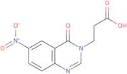 3-(6-Nitro-4-oxo-3,4-dihydroquinazolin-3-yl)propanoic acid