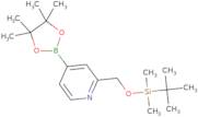 2-((tert-Butyldimethylsilyloxy)methyl) pyridine-4-boronic acid pinacol ester