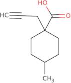 4-Methyl-1-prop-2-ynylcyclohexane-1-carboxylic acid