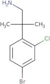 2-(4-Bromo-2-chlorophenyl)-2-methylpropan-1-amine