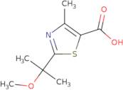 2-(2-Methoxypropan-2-yl)-4-methyl-1,3-thiazole-5-carboxylic acid