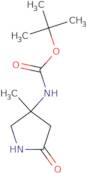 tert-Butyl (R)-(3-methyl-5-oxopyrrolidin-3-yl)carbamate