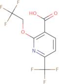 2-(2,2,2-Trifluoroethoxy)-6-(trifluoromethyl)pyridine-3-carboxylic acid