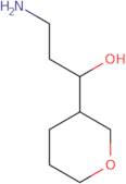 3-Amino-1-(oxan-3-yl)propan-1-ol