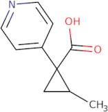 2-Methyl-1-pyridin-4-ylcyclopropane-1-carboxylic acid