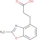 3-(2-Methyl-1,3-benzoxazol-4-yl)propanoic acid