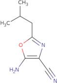 5-Amino-2-(2-methylpropyl)-1,3-oxazole-4-carbonitrile