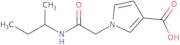 1-{[(Butan-2-yl)carbamoyl]methyl}-1H-pyrrole-3-carboxylic acid