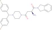 L-aspartic acid alpha-isoindolinamide beta-bis(4-fluorophenyl)methylpiperazinamide