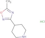 4-(5-methyl-1,2,4-oxadiazol-3-yl)piperidine hydrochloride