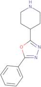 4-(5-Phenyl-1,3,4-oxadiazol-2-yl)piperidine