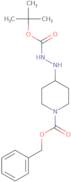 benzyl 4-(2-(tert-butoxycarbonyl)hydrazinyl)piperidine-1-carboxylate