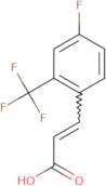 3-[4-Fluoro-2-(trifluoromethyl)phenyl]prop-2-enoic acid