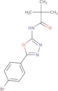 N-[5-(4-Bromophenyl)-1,3,4-oxadiazol-2-yl]-2,2-dimethylpropanamide