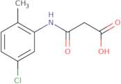 3-[(5-Chloro-2-methylphenyl)amino]-3-oxopropanoic acid