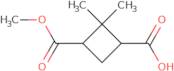 Trans-3-(methoxycarbonyl)-2,2-dimethylcyclobutane-1-carboxylic acid