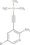 5-Bromo-3-((trimethylsilyl)ethynyl)pyridin-2-amine