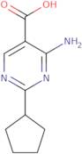 4-Amino-2-cyclopentylpyrimidine-5-carboxylic acid