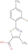 2-(2-Fluoro-4-methylphenyl)-4-methylthiazole-5-carboxylic acid