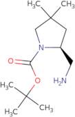 tert-Butyl (2S)-2-(aminomethyl)-4,4-dimethylpyrrolidine-1-carboxylate