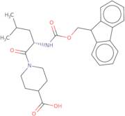 1-[(2S)-2-({[(9H-Fluoren-9-yl)methoxy]carbonyl}amino)-4-methylpentanoyl]piperidine-4-carboxylic ...