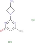 2-(3-Aminoazetidin-1-yl)-6-methyl-3,4-dihydropyrimidin-4-one dihydrochloride