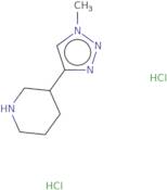 3-(1-Methyl-1H-1,2,3-triazol-4-yl)piperidine dihydrochloride