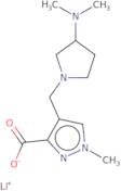 4-{[3-(dimethylamino)pyrrolidin-1-yl]methyl}-1-methyl-1H-pyrazole-3-carboxylate lithium