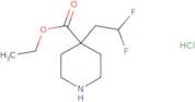 Ethyl 4-(2,2-difluoroethyl)piperidine-4-carboxylate hydrochloride