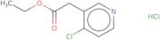 Ethyl 2-(4-chloropyridin-3-yl)acetate hydrochloride