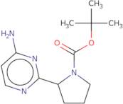 tert-Butyl 2-(4-aminopyrimidin-2-yl)pyrrolidine-1-carboxylate