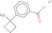 3-(2-methyloxetan-2-yl)benzoate lithium